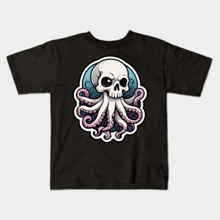 Octopus Skull 2 Kids T-Shirt